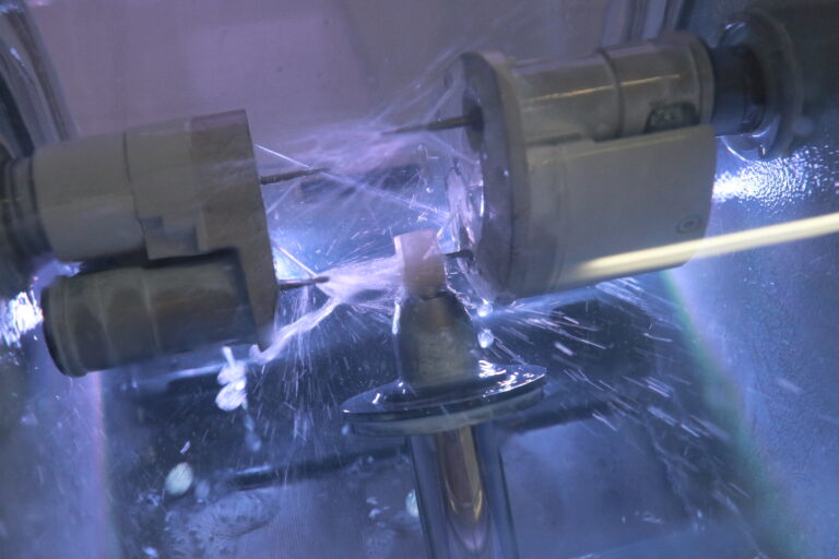 MINISH milling machine in action, fabricating ultra-thin biomimetic veneers with precision.